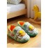 Дитячі теплі кімнатні капці FS Duck Children 32 (31) 19см Зелений (7021)