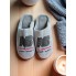 Теплі кімнатні капці FS Winter Indoor Home р.42 (40 EUR) 26см Сірий (7834)