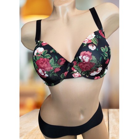 Бюстгальтер women's underwear bra 95C Black (7545)