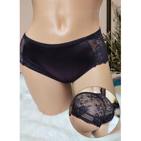 Трусики с кружевом  Intimates М black (7498)