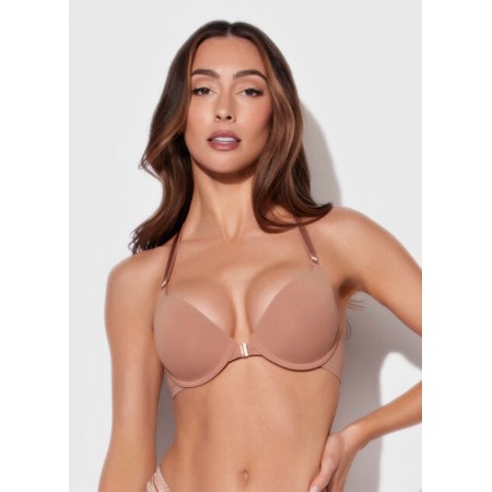 Кружевной бюстгальтер FS Frederick`s Push-up 80B с передней застежкой Бежевый (7455) Кружевной бюстгальтер FS Frederick`s Push-up 80B с передней застежкой Бежевый (7455)