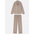 Піжама Primark Printed Boyfriend Pyjama Set М Домашній комплект Коричневий (8171)