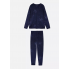 М'яка Плюшева Піжама Primark Plush Star Pyjama Set L Домашній комплект Синій (8174)