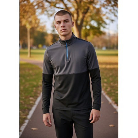 Чоловічий термореглан Crivit LYCRA® L для спорту на мікрофлісі Сірий (8167) Чоловічий термореглан Crivit LYCRA® L для спорту на мікрофлісі Сірий (8167)