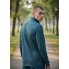 Чоловічий термореглан Crivit LYCRA® L для спорту на мікрофлісі Морської хвилі (8204)