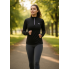 Жіночий термореглан Crivit LYCRA® М для спорту на мікрофлісі Чорний (8163)