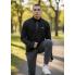 Чоловічий термореглан Crivit LYCRA® L для спорту на мікрофлісі Чорний (8166)