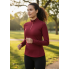 Жіночий термореглан Crivit LYCRA® EUR M для спорту на мікрофлісі Бордовий (8161)
