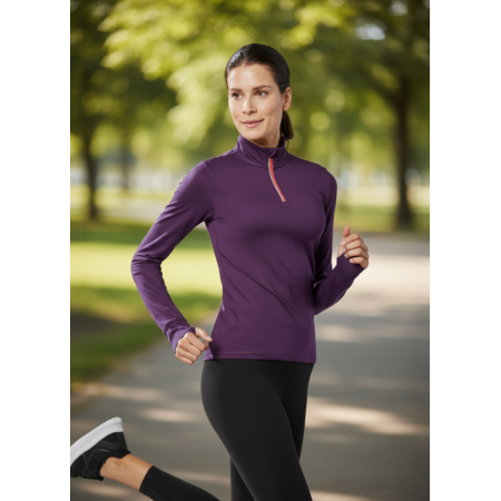 Жіночий термореглан Crivit LYCRA® S для спорту на мікрофлісі Фиолетовий (8006) Жіночий термореглан Crivit LYCRA® S для спорту на мікрофлісі Фиолетовий (8006)