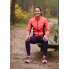 Жіноча вітровка -термокуртка Crivit LYCRA® XS для спорту на мікрофлісі Фіолетовий (8617)