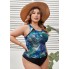  Жіночий купальник Tankini FS Liam (Майка+плавки) Plus Size 0XL (48-50) Чорний (6939)