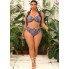  Жіночий купальник Tankini FS Five Plus Size 1XL (52-54) Топ+плавки Комбінований (6962)