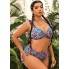  Жіночий купальник Tankini FS Five Plus Size 1XL (52-54) Топ+плавки Комбінований (6962)
