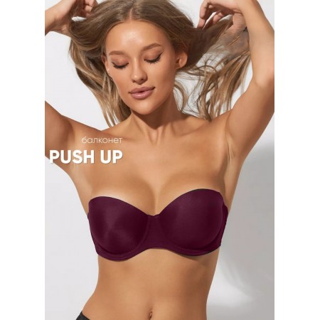 Бюстгальтер-невидимка трансформер FS Victoria Push-Up 36/75С Бордовый (6949) Бюстгальтер-невидимка трансформер FS Victoria Push-Up 36/75С Бордовый (6949)