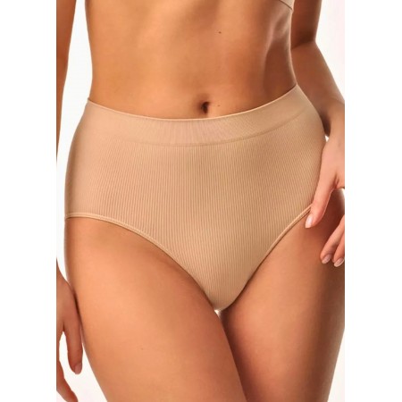 Женские трусики FS Chantelle XXL с высокой талией Бежевый (7255)