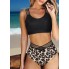  Жіночий купальник FS Vancavoo Women Bikini Set XL Чорний (8216)