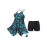  Жіночий купальник-сукня Hanna Nikole Tankini Plus Size 64 з коригуючим ефектом Синій (8180)