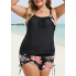  Жіночий купальник-сукня Hanna Nikole Tankini Plus Size 56 з коригуючим ефектом Чорний (9484)
