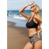  Жіночий купальник FS Vancavoo Women Bikini Set XL Чорний (8216)