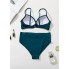  Жіночий роздільний купальник FS Bikini Set Ysabel S Морскької хвилі (9535)