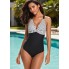 Суцільний купальник FS Swimwear Elegant Twist Stripe XL Чорний (9984)