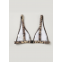 Жіночий роздільний купальник ASOS DESIGN Leopard Print FS S Коричневий (8818)