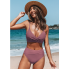  Жіночий купальник CUPSHE Women Swimsuit Lotto Bikini М Пудровий (9312)
