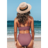  Жіночий купальник CUPSHE Women Swimsuit Lotto Bikini М Пудровий (9312)