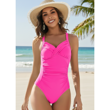 Жіночий суцільний купальник Cupshe Bikini Set S Рожевий (9146) Жіночий суцільний купальник Cupshe Bikini Set S Рожевий (9146)