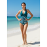 Суцільний купальник FS Flowy Abundant XL з коригуючим ефектом Синій (9147)