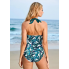 Суцільний купальник FS Flowy Abundant XL з коригуючим ефектом Синій (9147)