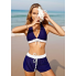 Жіночий купальник FS Tankini Yonique Women's Plus Size М Синій (9148)