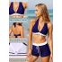  Жіночий купальник FS Tankini Yonique Women's Plus Size М Синій (9148)