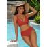  Жіночий купальник CUPSHE Women Swimsuit Lotto Bikini XL Теракотовий (8467)