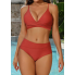  Жіночий купальник CUPSHE Women Swimsuit Lotto Bikini XL Теракотовий (8467)
