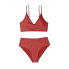  Жіночий купальник CUPSHE Women Swimsuit Lotto Bikini XL Теракотовий (8467)