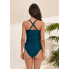 Жіночий купальник танкіні роздільний FS Aria Tankini Top S з ефектом утяжки Морської хвилі (9169)