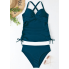 Жіночий купальник танкіні роздільний FS Aria Tankini Top S з ефектом утяжки Морської хвилі (9169)