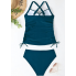 Жіночий купальник танкіні роздільний FS Aria Tankini Top S з ефектом утяжки Морської хвилі (9169)