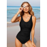 Суцільний купальник FS Swimwear Tummy Control L з ефектом утяжки Чорний (9554)