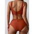 Жіночий купальник FS Women's Bikini Set XXL Теракотовий (9702)