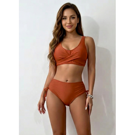 Жіночий купальник FS Women's Bikini Set XL Теракотовий (9174)