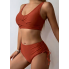 Жіночий купальник FS Women's Bikini Set XXL Теракотовий (9702)