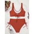 Жіночий купальник FS Women's Bikini Set XXL Теракотовий (9702)
