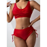 Жіночий купальник FS Women's Bikini Set S Бордовий (9690)
