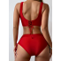 Жіночий купальник FS Women's Bikini Set S Бордовий (9690)