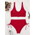 Жіночий купальник FS Women's Bikini Set S Бордовий (9690)