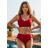 Жіночий купальник FS Women's Bikini Set S Бордовий (9690)