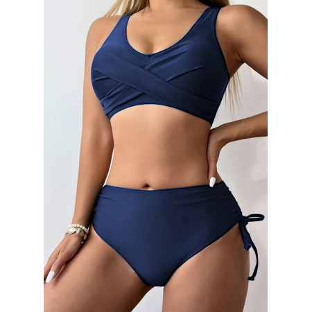 Жіночий купальник FS Women's Bikini Set XL Синій (9176)