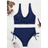 Жіночий купальник FS Women's Bikini Set XL Синій (9176)